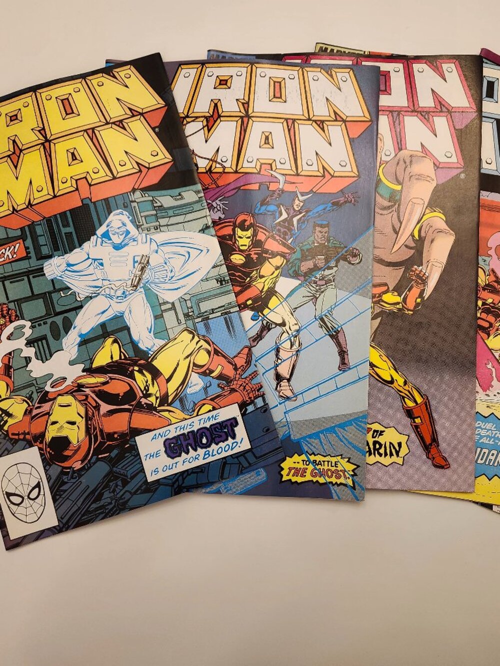Lot of 5 Iron Man Comic Books 239 240 241 242 243 Marvel Comics 1989 Run Comics